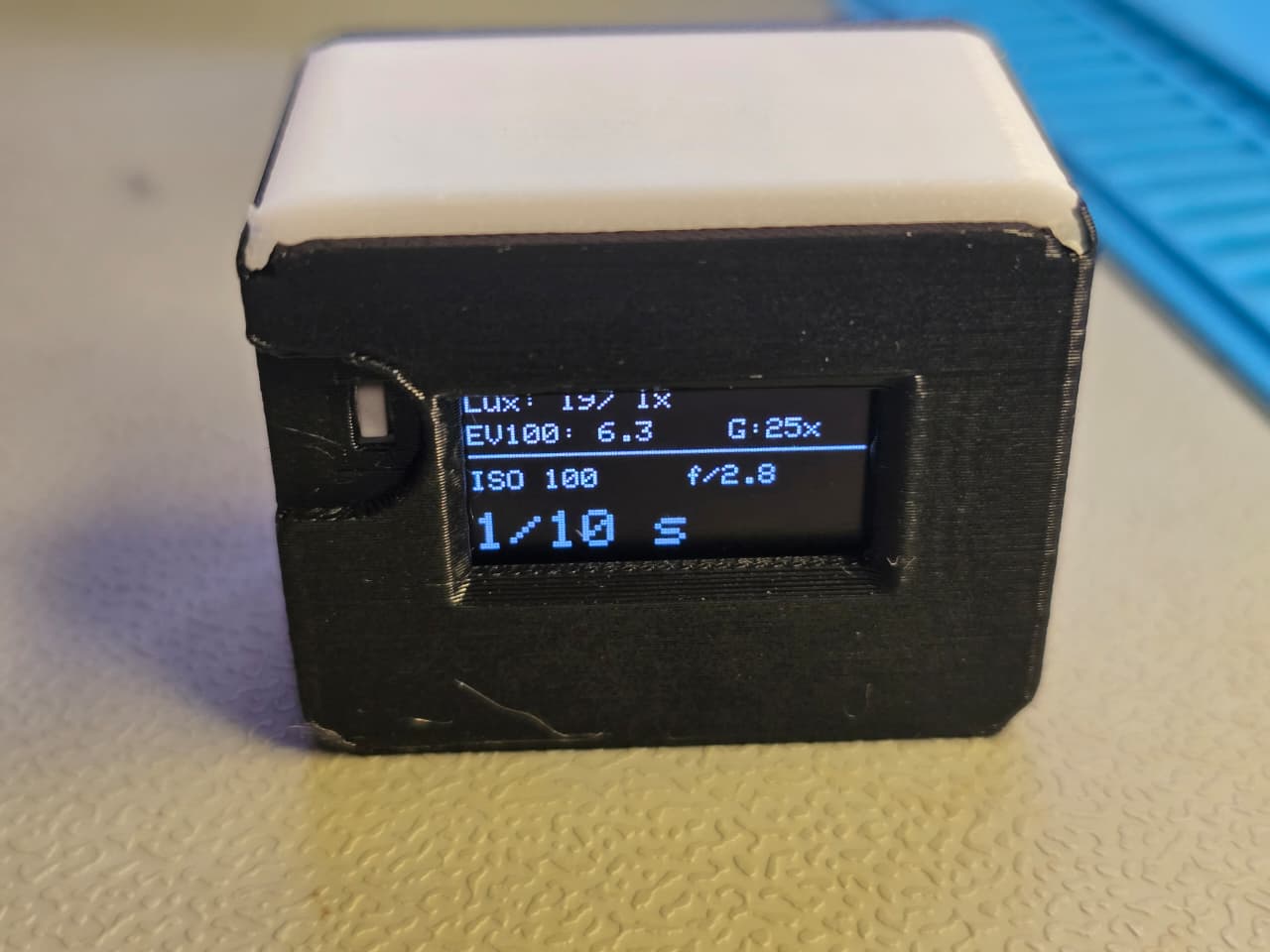 ESP32-C6 camera light meter prototype